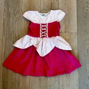 UIII Girls Kids Red and Pink Costume Princess Dress